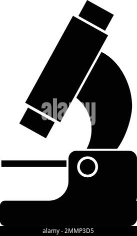 logo de microscope modèle vektor Illustration de Vecteur