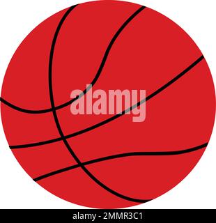 modèle de stok vektor avec logo de boule de panier Illustration de Vecteur