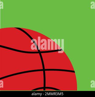 modèle de stok vektor avec logo de boule de panier Illustration de Vecteur