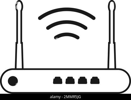 illustration de l'icône du routeur dsign Illustration de Vecteur