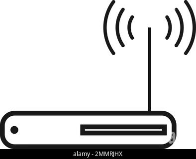 illustration de l'icône du routeur dsign Illustration de Vecteur