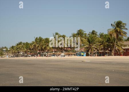 Kotu Beach, Gambie. Une destination de vacances populaire pour les touristes européens. Banque D'Images