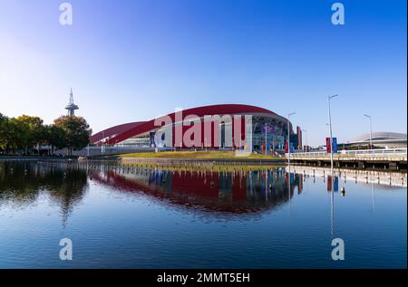 Centre olympique de Nanjing Banque D'Images