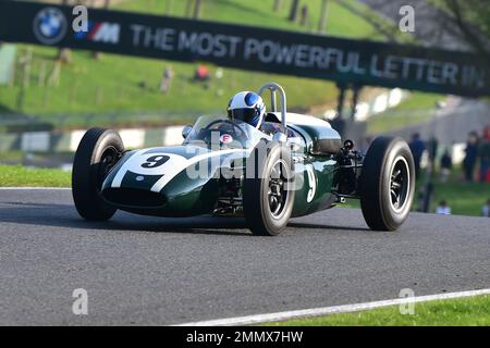 Charlie Martin, Cooper-climax T53, Une course combinée de vingt minutes pour trois trophées splendides; Vintage Seaman, Historic Seaman et The Banque D'Images