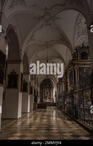 Beaux intérieurs d'église de Munich Banque D'Images