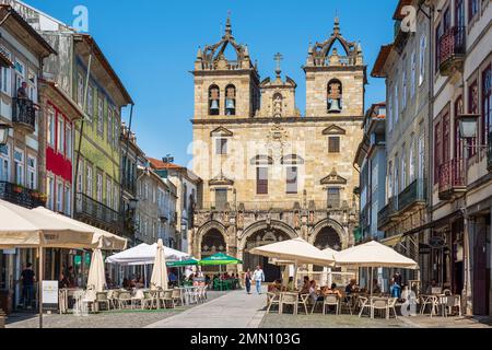 Portugal, région du Nord, Braga, Cathédrale de Braga ou Sé de Braga (fin du 11th siècle), la plus ancienne cathédrale du pays Banque D'Images