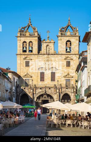 Portugal, région du Nord, Braga, Cathédrale de Braga ou Sé de Braga (fin du 11th siècle), la plus ancienne cathédrale du pays Banque D'Images