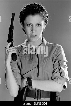 CARRIE FISHER DANS STAR WARS: ÉPISODE VI-RETOUR DU JEDI (1983), RÉALISÉ PAR RICHARD MARQUAND. Credit: LUCASFILM/20th CENTURY FOX / Album Banque D'Images