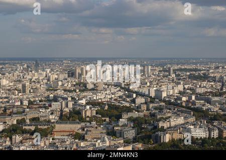 France, Paris, vue panoramique de Paris depuis la Tour Montparnasse photo © Fabio Mazzarella/Sintesi/Alamy stock photo Banque D'Images