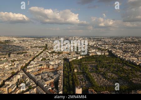 France, Paris, vue panoramique de Paris depuis la Tour Montparnasse photo © Fabio Mazzarella/Sintesi/Alamy stock photo Banque D'Images