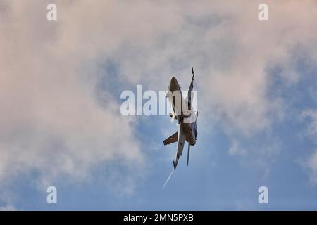 Swiss F-18 sur RIAT2022 Banque D'Images