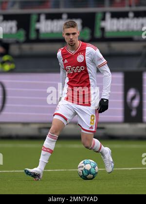 ROTTERDAM - Kenneth Taylor d'Ajax lors du match de première ligue néerlandais entre sbv Excelsior et Ajax au stade Van Donge & de Roo sur 29 janvier 2023 à Rotterdam, pays-Bas. ANP GERRIT VAN KOLOLEN Banque D'Images