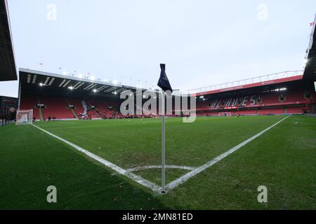 Sheffield, Royaume-Uni. 22nd janvier 2023. Sheffield, Angleterre, 22 janvier 2023 le drapeau d'angle de Bramall Lane (Daniel Murfin/SPP) crédit: SPP Sport presse photo. /Alamy Live News Banque D'Images