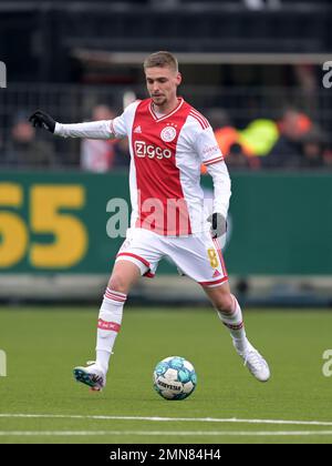 ROTTERDAM - Kenneth Taylor d'Ajax lors du match de première ligue néerlandais entre sbv Excelsior et Ajax au stade Van Donge & de Roo sur 29 janvier 2023 à Rotterdam, pays-Bas. ANP GERRIT VAN KOLOLEN Banque D'Images