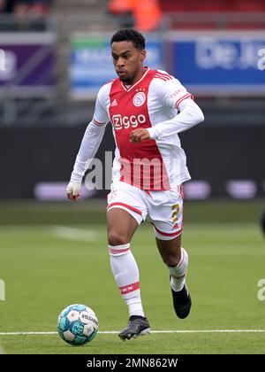 ROTTERDAM - Jurrien Timber of Ajax lors du match de première ligue des pays-Bas entre sbv Excelsior et Ajax au stade Van Donge & de Roo sur 29 janvier 2023 à Rotterdam, pays-Bas. ANP GERRIT VAN KOLOLEN Banque D'Images