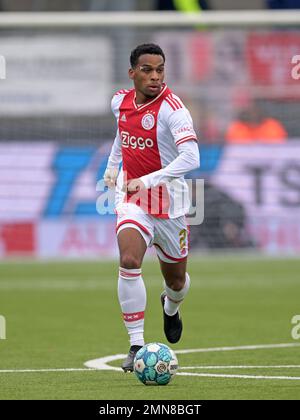 ROTTERDAM - Jurrien Timber of Ajax lors du match de première ligue des pays-Bas entre sbv Excelsior et Ajax au stade Van Donge & de Roo sur 29 janvier 2023 à Rotterdam, pays-Bas. ANP GERRIT VAN KOLOLEN Banque D'Images