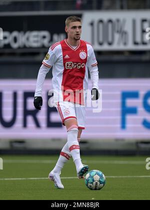 ROTTERDAM - Kenneth Taylor d'Ajax lors du match de première ligue néerlandais entre sbv Excelsior et Ajax au stade Van Donge & de Roo sur 29 janvier 2023 à Rotterdam, pays-Bas. ANP GERRIT VAN KOLOLEN Banque D'Images