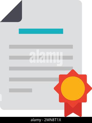 Illustration du stock du formulaire de police, document du formulaire de police d'assurance vie conception d'icône vectorielle, concept de certificat de cautionnement, protection contre les pertes financières Illustration de Vecteur