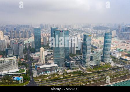 Profitez d'une vue panoramique sur xiamen Banque D'Images