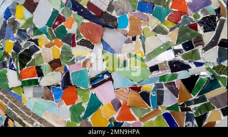 fond en mosaïque de carreaux colorés en carreaux de faïence Banque D'Images