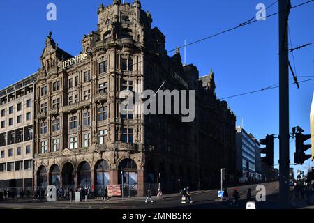 Edinburgh, Écosse, Royaume-Uni, 30 janvier 2023. Vue générale du bâtiment qui était le grand magasin Jenners sur Princes Street. crédit sst/alay live ne Banque D'Images