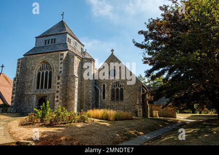 Minster Abbey, Minster on Sea, Kent, Angleterre Banque D'Images
