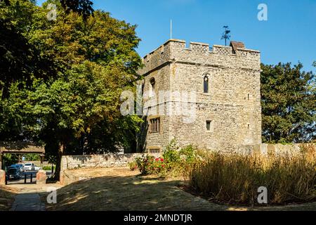 Minster Abbey, Minster on Sea, Kent, Angleterre Banque D'Images