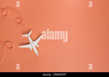 composition coton avion jouet jet. Photo haute résolution Banque D'Images