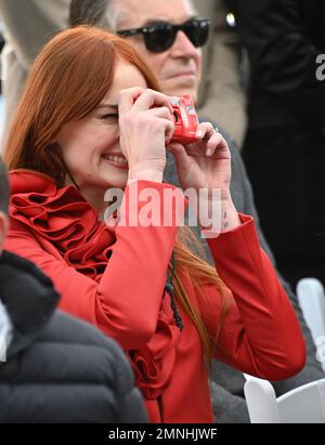 Los Angeles, États-Unis. 30th janvier 2023. Sophie Turner à la cérémonie du Hollywood Walk of Fame Star en hommage aux frères Jonas. Crédit photo : Paul Smith/Alamy Live News Banque D'Images