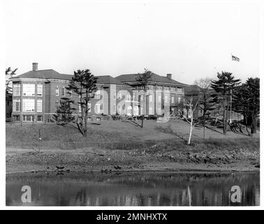 Hôpital naval de Portsmouth, New Hampshire. Hôpital principal ca. 1950s ? Banque D'Images