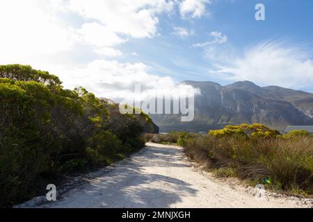 Afrique du Sud, Stanford, route menant vers les montagnes Klein Banque D'Images