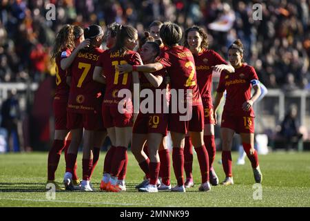Andressa Alves d'AS Roma femmes pendant les 15th jours de la série A Championship entre A.S. Les femmes roms et les États-Unis Sassuolo Calcio Femminile au Stad Banque D'Images