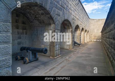 Le site historique de la Citadelle, à Halifax, en Nouvelle-Écosse, au Canada. Banque D'Images