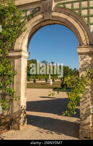 Le château du Château de la Motte-Tilly à la Motte-Tilly dans la vallée de Seine de l'aube, France Banque D'Images