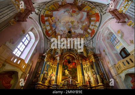 Budapest, Hongrie. Intérieur de l'église de Saint-Michel de l'intérieur de la ville de Budapest Banque D'Images