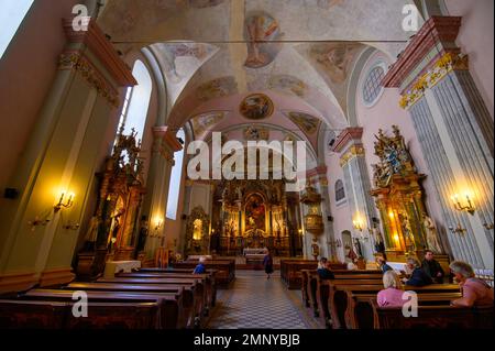 Budapest, Hongrie. Intérieur de l'église de Saint-Michel de l'intérieur de la ville de Budapest Banque D'Images