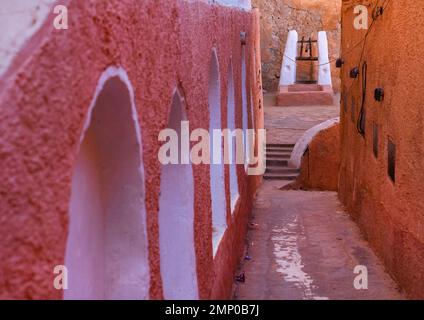 Vieux puits à Ksar El Atteuf, Afrique du Nord, Ghardaia, Algérie Banque D'Images