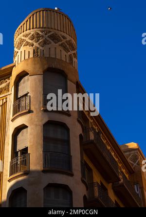 Ancien bâtiment colonial français, Afrique du Nord, Oran, Algérie Banque D'Images