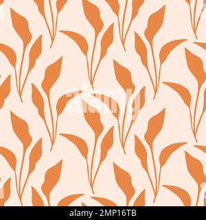 Motif feuilles tropicales sans couture Illustration de Vecteur