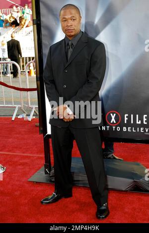 Xzibit arrive à la première mondiale de 'The X-files: I want to Believe' au Mann's Chinese Theatre à Hollywood, CA. 7/23/08. Banque D'Images