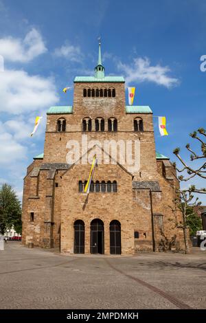 Cathédrale de Minden, Minden, Rhénanie-du-Nord-Westphalie, Allemagne Banque D'Images