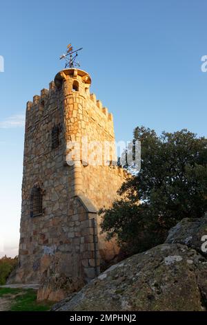 Dans les hauts plateaux de la Sierra Norte, Espagne Banque D'Images