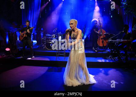 Gwen Stefani participe au Festival de la créativité des Lions de Cannes, à Cannes, en France. 23rd juin 2016. Banque D'Images