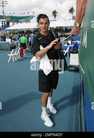 Le musicien britannique et chanteur principal du groupe de rock Bush, Gavin Rossdale, participe à la coupe de tennis annuelle 20th de Chris Evert / Raymond James Pro-Celebrity qui bénéficie du Fonds de prévention de l'once et de la Fondation de l'abus des drogues du comté de Palm Beach au centre de tennis de Delray Beach à Delray Beach, en Floride. 11/07/2009 Banque D'Images