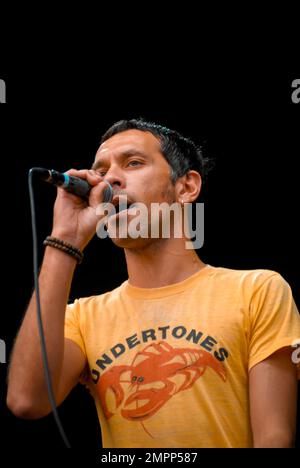 Rick Witter - Shed Seven, V2008, Hylands Park, Chelmsford, Essex, Royaume-Uni - 16 août 2008 Banque D'Images