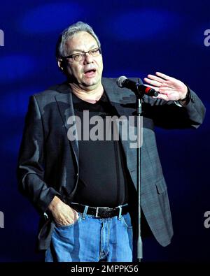 Le comédien Lewis Black se produit en direct au Seminole Hard Rock Live Arena à Hollywood, Floride. 05/21/11. Banque D'Images