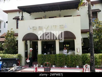 DeVito South Beach restaurant appartenant à la star de cinéma Danny Devito, Miami Beach, Floride 6/13/07. Banque D'Images