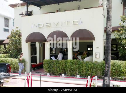 DeVito South Beach restaurant appartenant à la star de cinéma Danny Devito, Miami Beach, Floride 6/13/07. Banque D'Images
