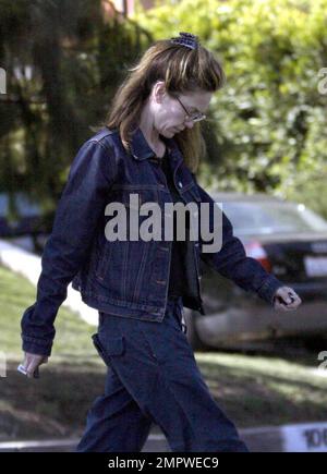 Exclusif !! L'actrice Diane Lane a été vue cet après-midi avant de se rendre à l'aéroport pour un vol au départ de Los Angeles. L'actrice de 44 ans, qui a été vue castiquement vêtue de jeans, est mariée à l'acteur Josh Brolin. Los Angeles, Californie. 5/14/09. Banque D'Images