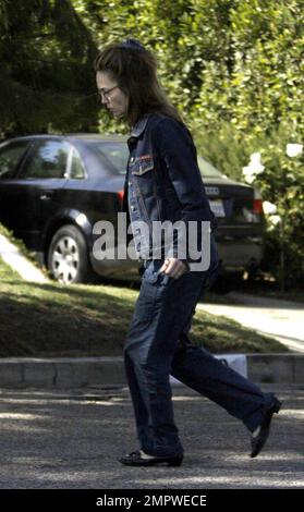 Exclusif !! L'actrice Diane Lane a été vue cet après-midi avant de se rendre à l'aéroport pour un vol au départ de Los Angeles. L'actrice de 44 ans, qui a été vue castiquement vêtue de jeans, est mariée à l'acteur Josh Brolin. Los Angeles, Californie. 5/14/09. Banque D'Images